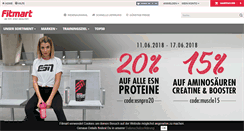 Desktop Screenshot of fitmart.de